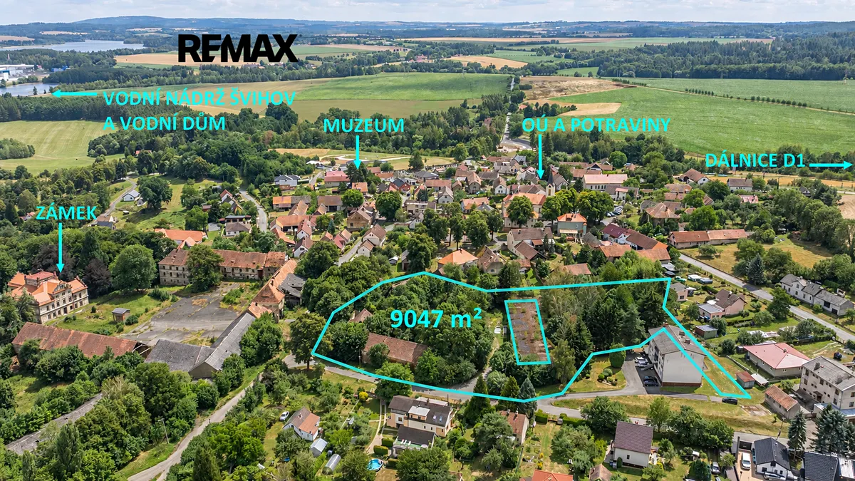 Prodej komerčního pozemku 9047 m²